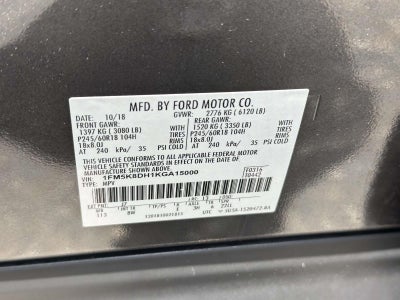 2019 Ford Explorer XLT
