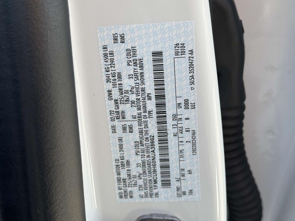 2022 Ford Escape SEL