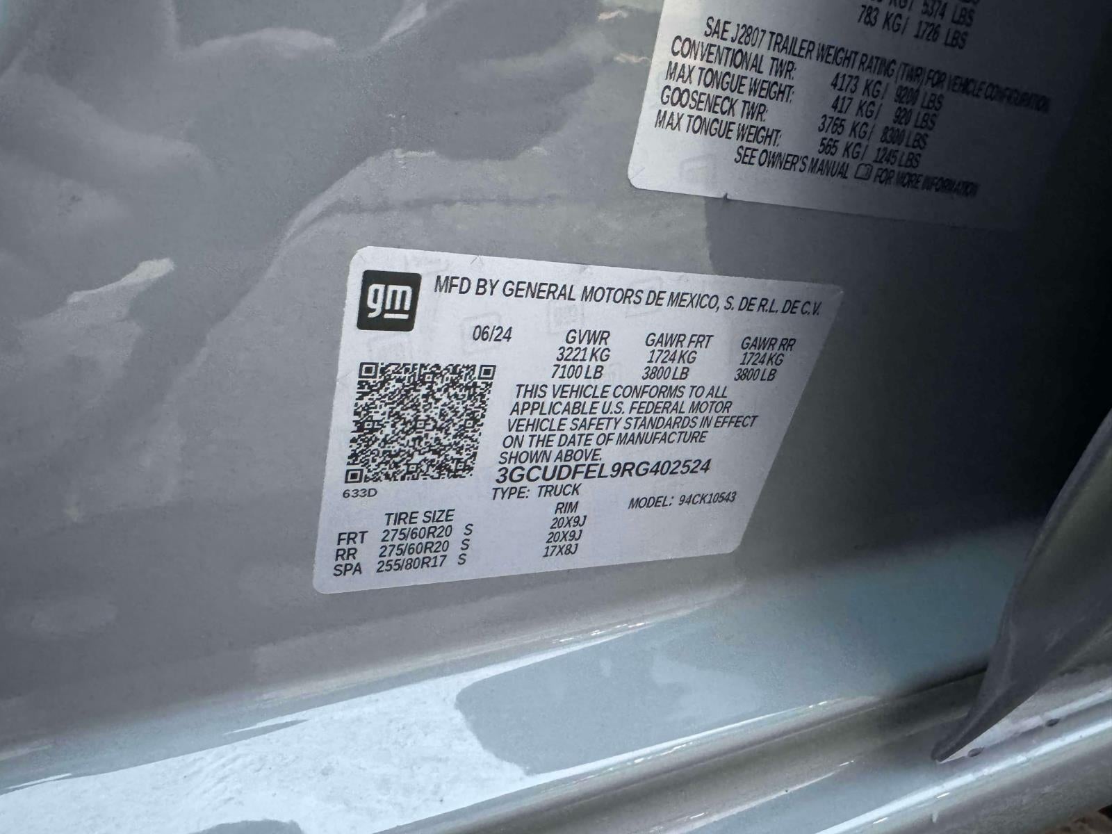 2024 Chevrolet Silverado 1500 4WD Crew Cab Short Bed LT Trail Boss