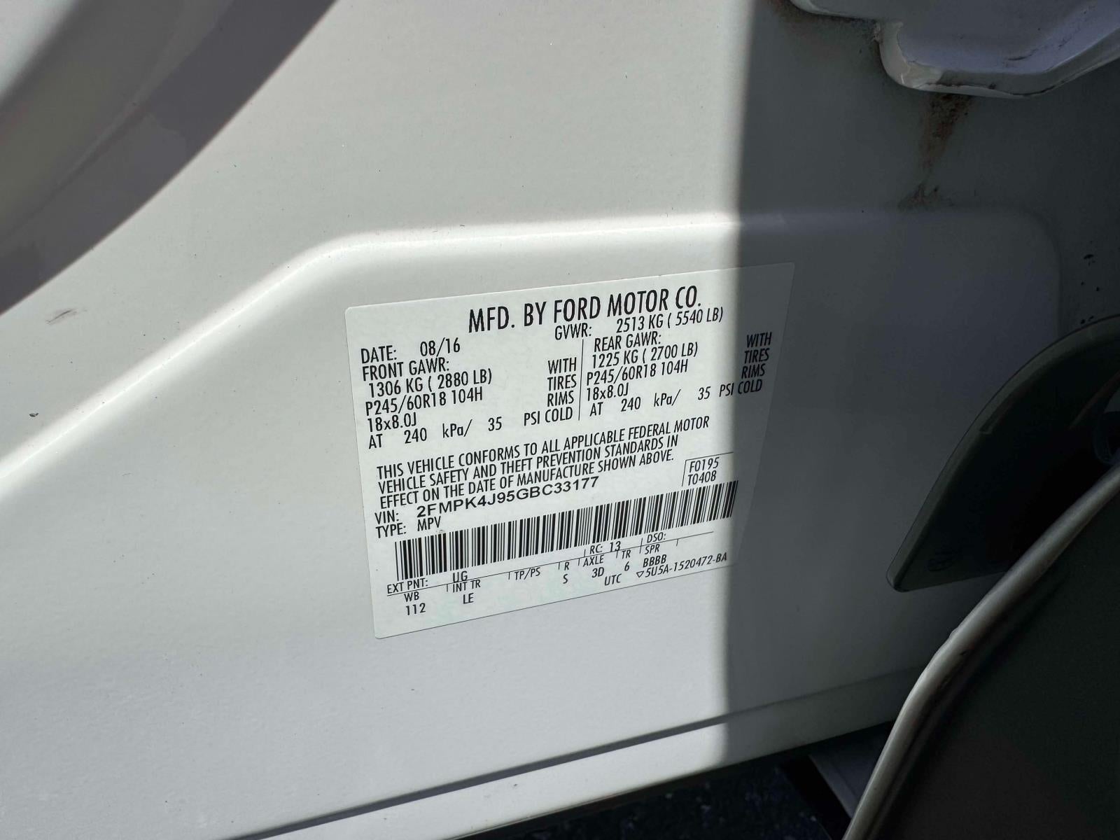 2016 Ford Edge SEL