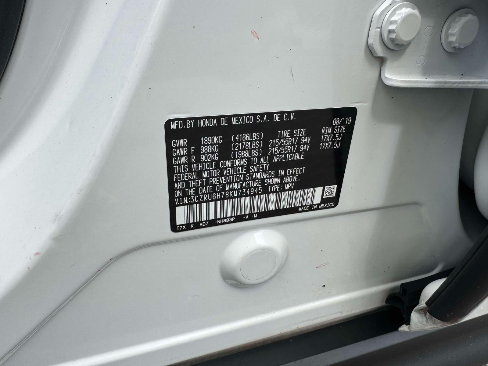 2019 Honda HR-V EX-L