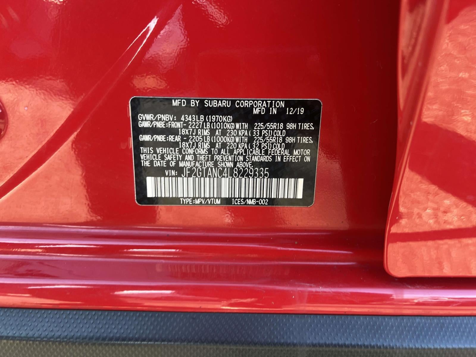 2020 Subaru Crosstrek Limited