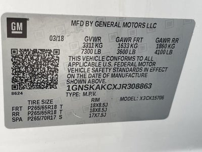 2018 Chevrolet Tahoe LS