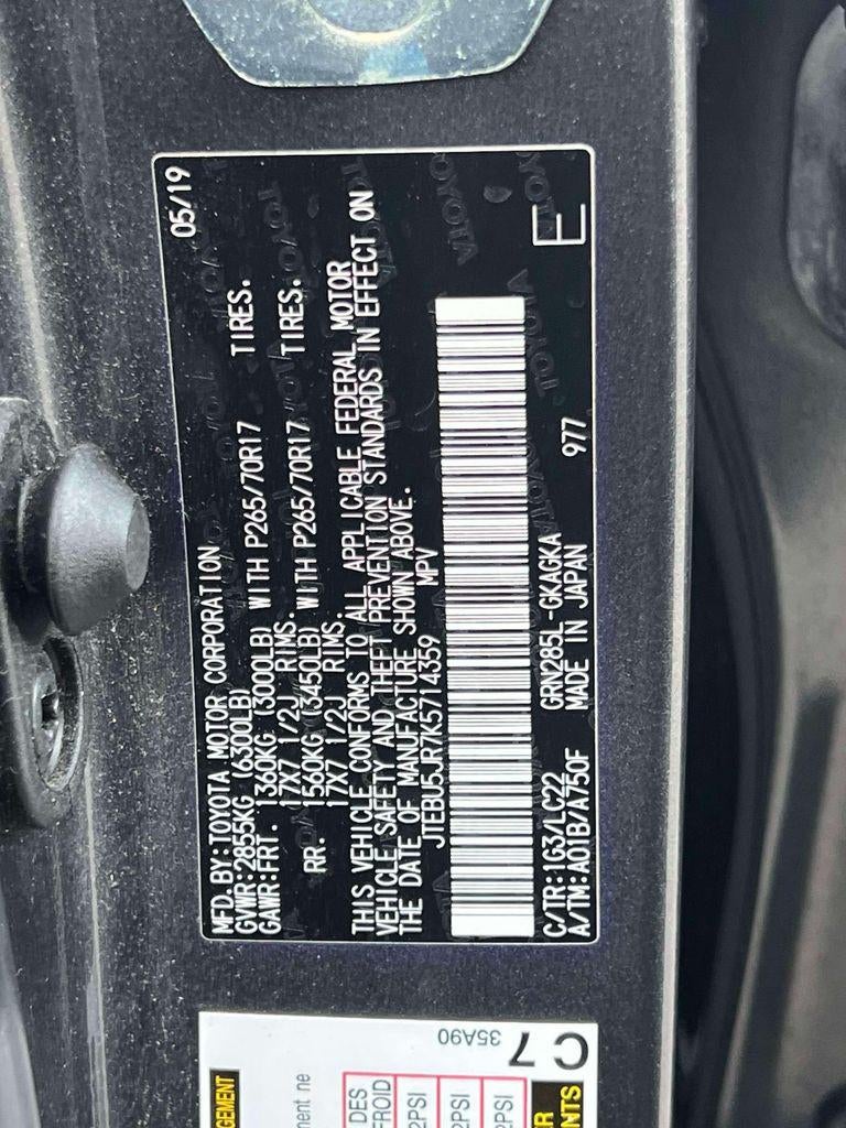 2019 Toyota 4Runner TRD Off-Road Premium