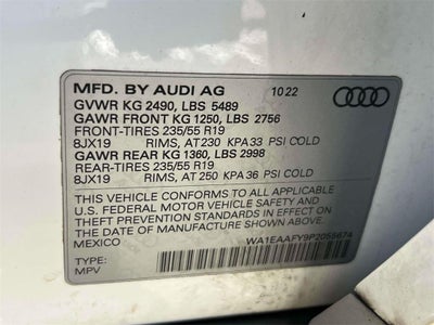 2023 Audi Q5 Premium Plus 45 TFSI S line quattro