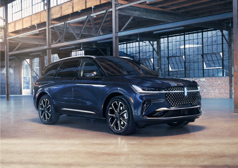 A 2024 Lincoln Nautilus® SUV is parked in an industrial space. | Empire Lincoln of Huntington in Huntington NY