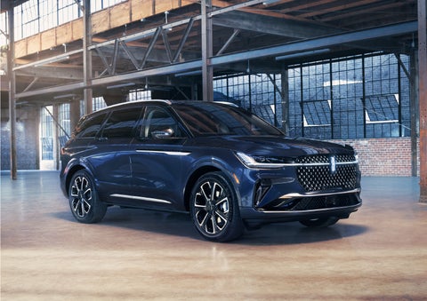 A 2024 Lincoln Nautilus® SUV is parked in an industrial space. | Empire Lincoln of Huntington in Huntington NY