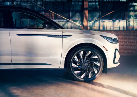 The wheels of the available Jet Appearance Package are highlighted. | Empire Lincoln of Huntington in Huntington NY