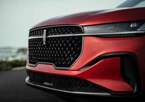 The sleek grille of a 2026 Lincoln Nautilus® SUV with the available Jet Appearance Package makes a bold statement. | Empire Lincoln of Huntington in Huntington NY